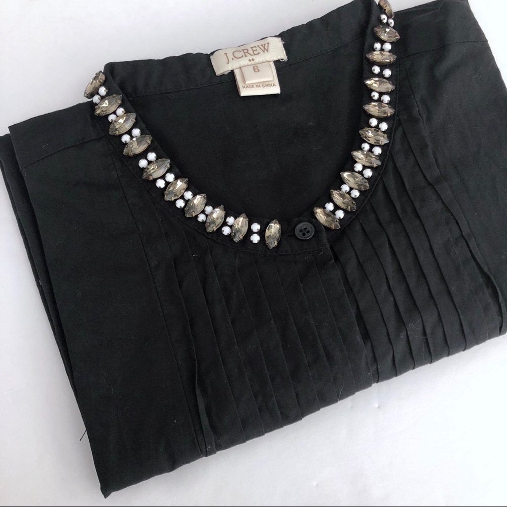 J. Crew jewel neck sleeveless top - Picture 1 of 12